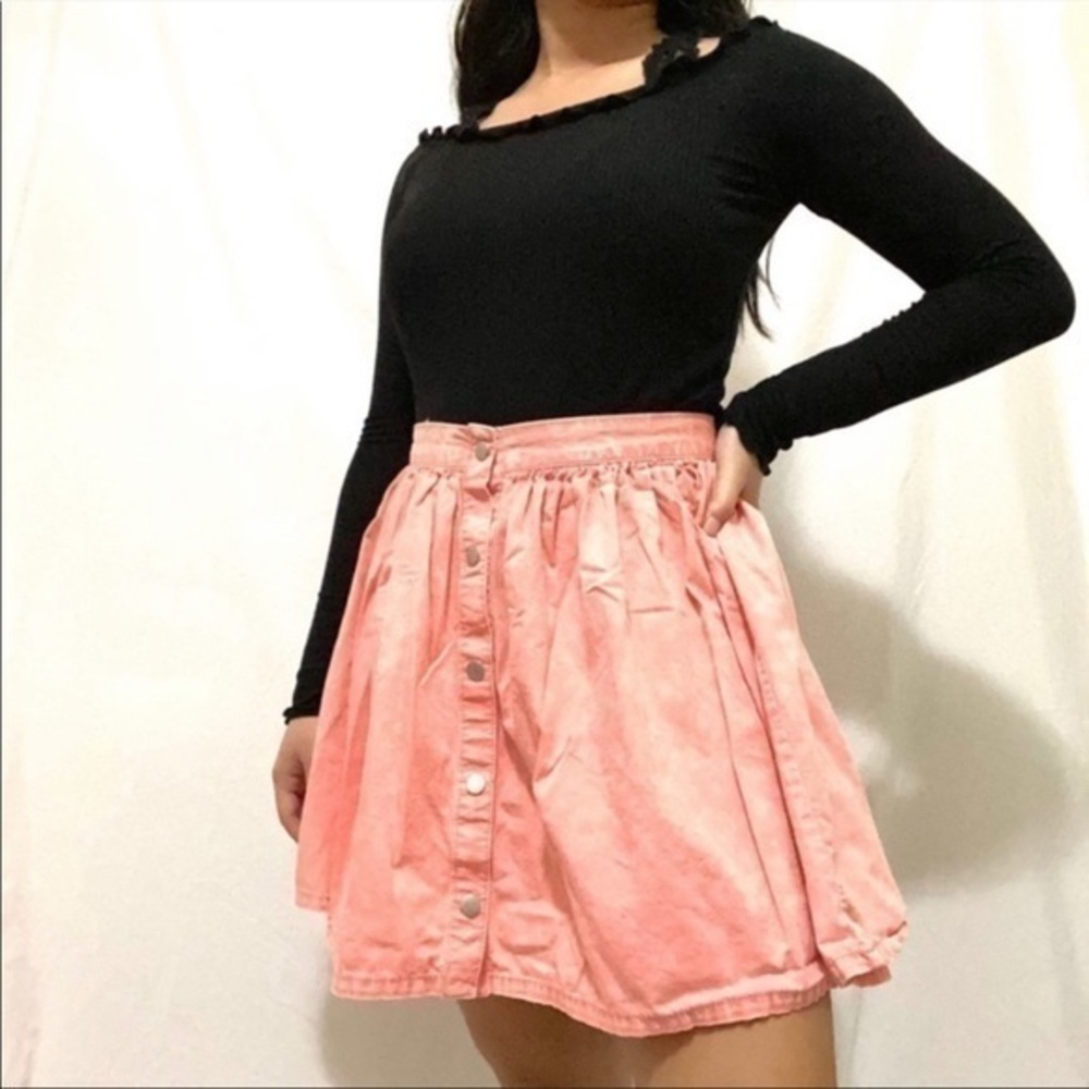 BONGO colored skater skirt electric sunset size XL
